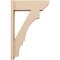 Ekena Millwork 7 1/2-in W x 22-in D x 34-in H Balboa Slat Rough Cedar Woodgrain TimberThane Outlooker, Primed Tan OUTUR075X22X34BOA24RCPR - alternate 5
